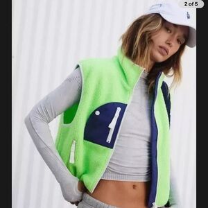 Free People Movement Vest Neon Green XS Activewear Outdoor